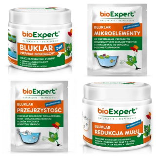 Bluklar - Kompletny zestaw preparatów do oczek wodnych - do uzyskania idealnej wody