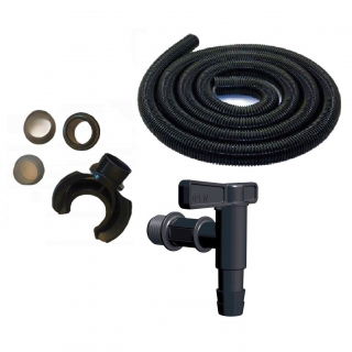 Zbiornik na deszczówkę z podstawą, kranem, zbieraczem wody i uzdatniaczem - Eco Tank - 200 l - zielony leśny - DOSTAWA GRATIS!