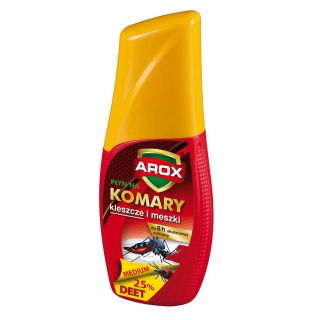 Płyn DEET na komary, kleszcze i meszki - działa do 8h - Arox - 50 ml