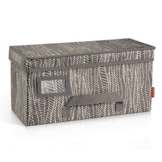 Pudełko na ubrania - FANCY HOME - 40 x 18 x 20 cm - cappuccino