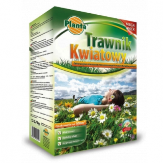 Trawnik kwiatowy - mieszanka traw gazonowych oraz kwiatów - 10,8 kg - na 432 m²