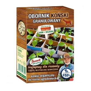 Obornik koński granulowany - 100% ekologiczny - Florovit - 1 litr