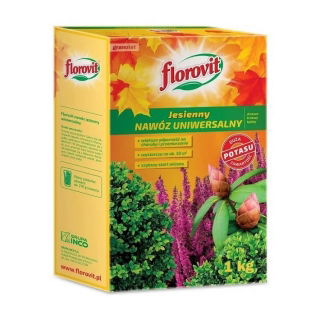 Nawóz jesienny uniwersalny - szybszy start roślin wiosną - Florovit - 1 kg