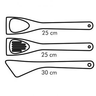 Łopatki - WOODY - komplet 3 szt.