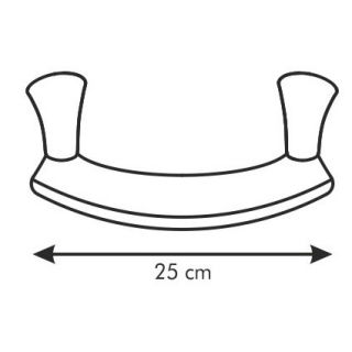 Nóż półokrągły do siekania - SONIC - 25 cm