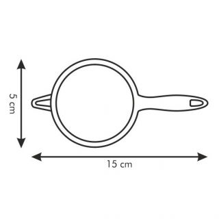 Sitko ze stali nierdzewnej - PRESTO - śr. 5 cm