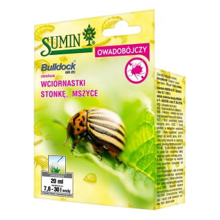 Bulldock 025 EC - na szkodniki gryzące i ssące w uprawach rolniczych i warzywach - Sumin - 20 ml