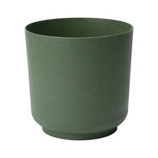 Doniczka z domieszką drewna - Satina Eco - 20 cm - malachit