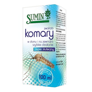 Koncentrat do zwalczania komarów w ogrodzie - Sumin - 100 ml