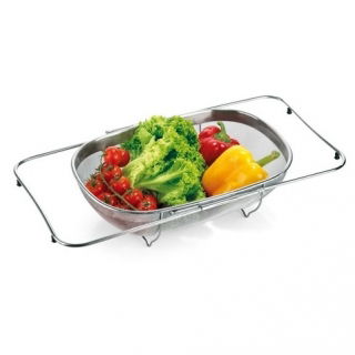 Regulowany koszyk do cedzenia - GrandCHEF - 34 x 24 cm