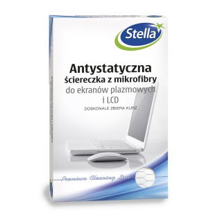 Antystatyczna ściereczka z mikrofibry do ekranów plazmowych i LCD
