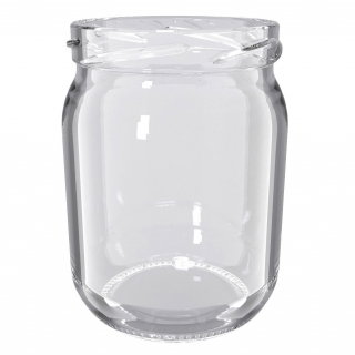 Słoiki zakręcane szklane na ogórki - fi 82 - 540 ml z zakrętkami - 120 szt.