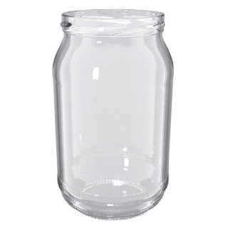 Słoiki zakręcane szklane na ogórki - fi 82 - 900 ml z zakrętkami - 32 szt.