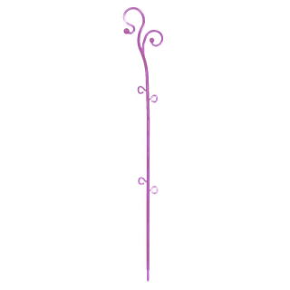 Podpórka do storczyka i innych kwiatów - Decor Stick - różowa - 59 cm