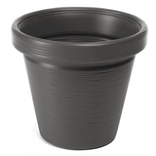 Doniczka okrągła Agawa - lekka i odporna na mróz - 39 cm - dłuto antracyt