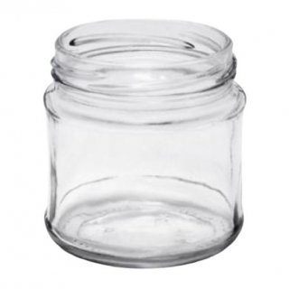 Słoiki zakręcane szklane, słoje - fi 66 - 200 ml z białymi zakrętkami - 48 szt.