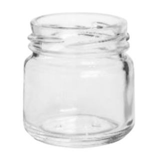 Małe ozdobne słoiczki 40 ml - śr. 43 mm - 8 szt.