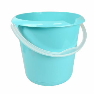 Wiadro z wylewką - Mika - 10 l - wodny niebieski
