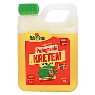 Odstraszacz kretów - Pożegnanie z kretem - Zielony Dom - 950 ml - uzupełnienie