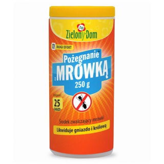 Pożegnanie z mrówką - środek zwalczający mrówki w formie granulatu - Zielony Dom - 250 g