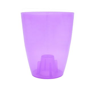 Doniczka do storczyków Coubi Duow śr. 13 cm - jasny fioletowy