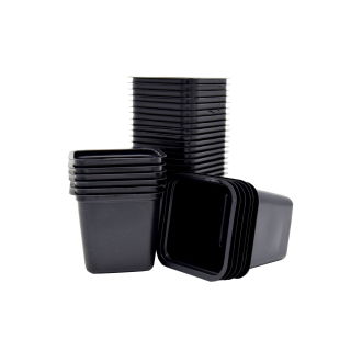 Doniczki produkcyjne kwadratowe - 6 x 6 x 5,5 cm - 20 szt.