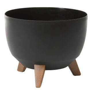 Doniczka Misa Roma - 29 cm - czarna