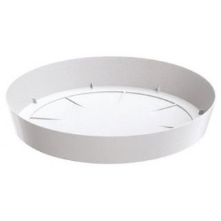 Lekka podstawka do doniczki Lofly - 12,5 cm - biała