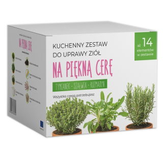 Kuchenny zestaw do uprawy ziół - Na Piękną Cerę