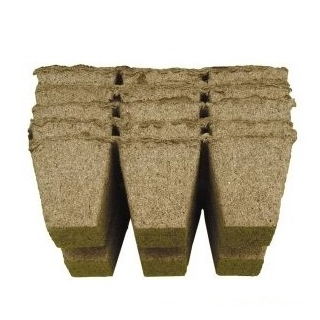 Doniczki torfowe kwadratowe 6x6 cm - 7200 sztuk