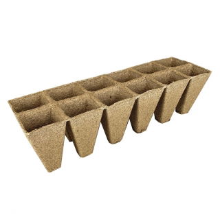 Doniczki torfowe kwadratowe 6x10 cm - 600 sztuk
