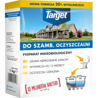 Preparat do szamb i przydomowych oczyszczalni - Target - 1 kg
