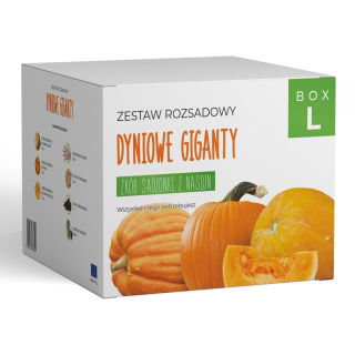 Zestaw rozsadowy 'Dyniowe giganty' - zrób sadzonki z nasion - Box L