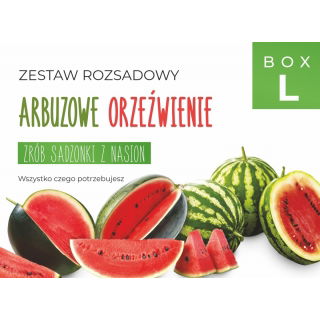 Zestaw rozsadowy 'Arbuzowe orzeźwienie' - zrób sadzonki z nasion - Box L