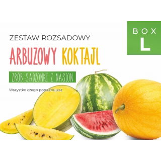 Zestaw rozsadowy 'Arbuzowy koktajl' - zrób sadzonki z nasion - Box L
