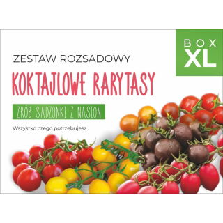 Zestaw rozsadowy pomidorów 'Koktajlowe Rarytasy' -  zrób sadzonki z nasion - Box XL