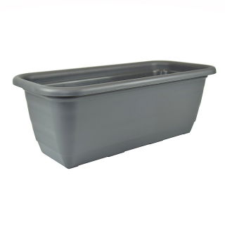 Skrzynka do uprawy kwiatów Lamela - 40 cm - antracyt