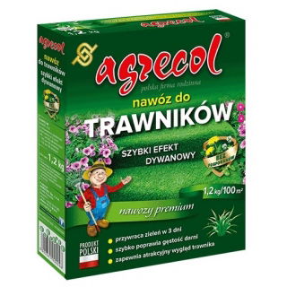 Nawóz do trawników - szybki efekt dywanowy - Agrecol - 1,2 kg