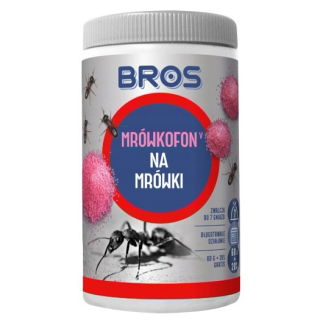 Mrówkofon - zwalcza mrówki w pomieszczeniach i ich sąsiedztwie w 24h - BROS - 60g + 20g GRATIS!