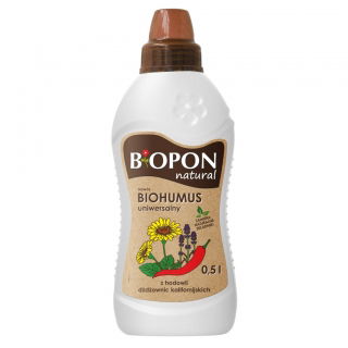 Biohumus pochodzący od dżdżownic kalifornijskich - Biopon - 1 litr