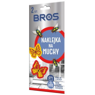 Dekoracyjna naklejka na muchy - alternatywa dla lepów - Bros - 2 szt.