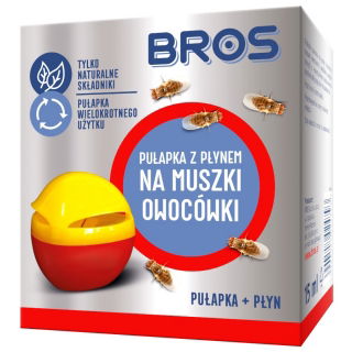 Pułapka z płynem na muszki owocówki - Bros