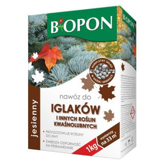 Nawóz jesienny do iglaków - Biopon - 1 kg