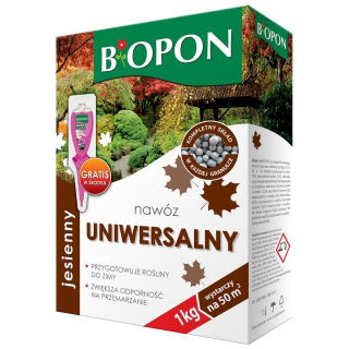 Nawóz jesienny uniwersalny do ogrodu - Biopon - 1 kg