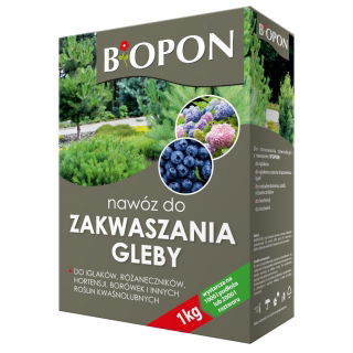 Nawóz do zakwaszania gleby - Biopon - 1 kg