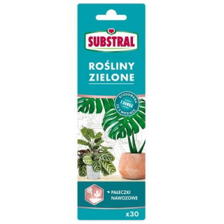 Pałeczki nawozowe do roślin zielonych - Substral - 30 sztuk