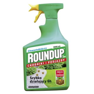 Roundup na chwasty w chodnikach, ścieżkach i podjazdach - 1000 ml