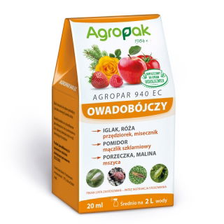 Agropar 940 EC - owadobójczy, do upraw ekologicznych - Agropak - 20 ml