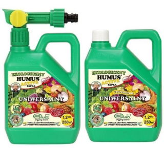 Humus Active Papka - ekologiczny nawóz uniwersalny - gotowa do użycia konewka + duży zapas - 6 litrów