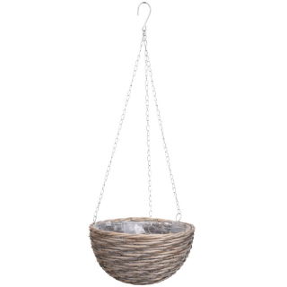 Kosz wiszący na kwiaty - wierzba - 30 cm